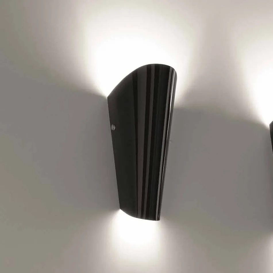 Selene Bloom applique glas håndlavet i Italien 12x11 H 28 cm Viadurini