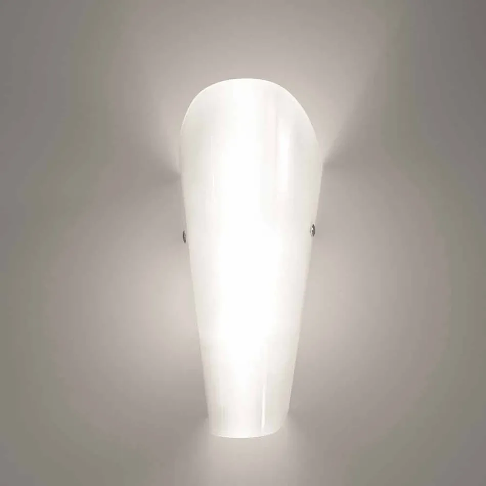 Selene Bloom applique glas håndlavet i Italien 12x11 H 28 cm Viadurini