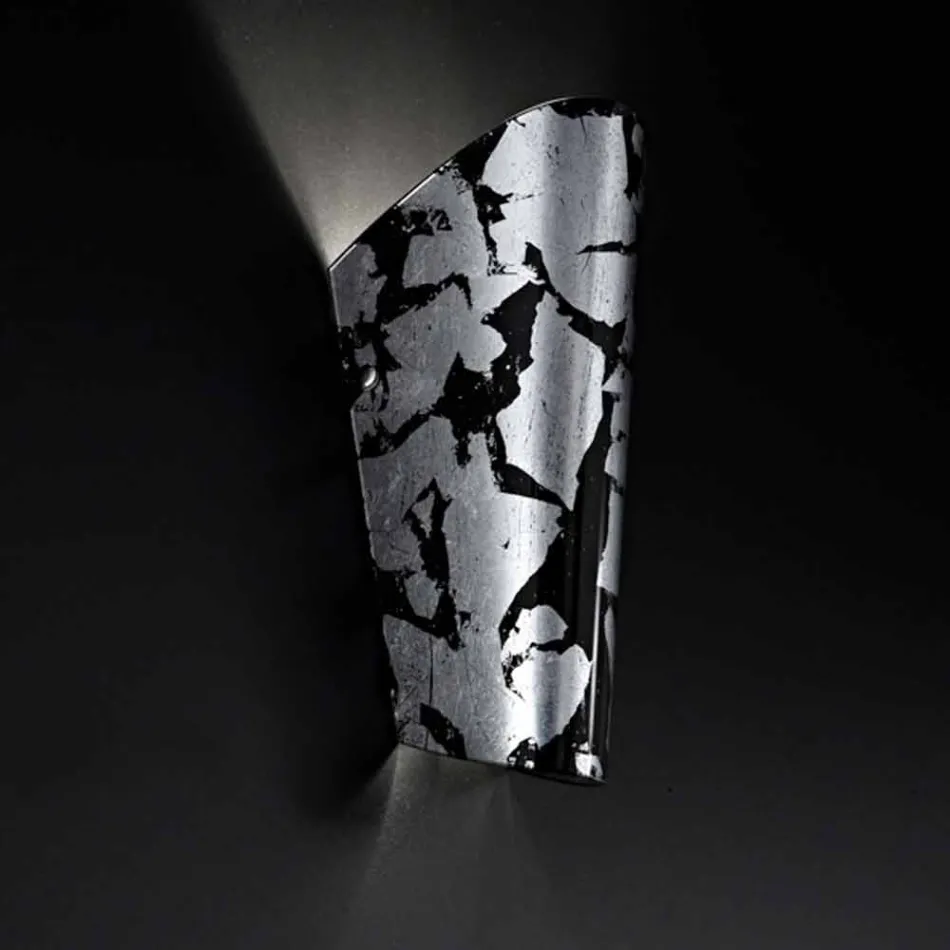 Selene Bloom applique glas håndlavet i Italien 12x11 H28cm Viadurini