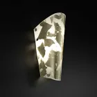 Selene Bloom applique glas håndlavet i Italien 12x11 H28cm Viadurini