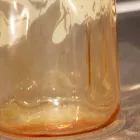 Selene Bossa Nova bordlampe Ø10 H 26cm i rav blæst glas Viadurini