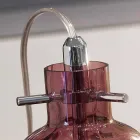 Selene Bossa Nova bordlampe Ø11 H16cm, blæst glas ametyst Viadurini