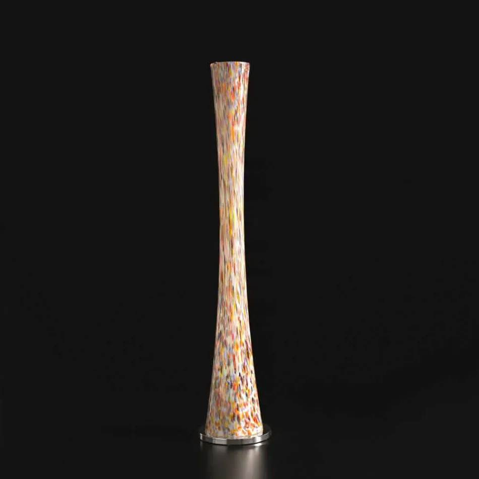 Selene Timeglas blæst glas standerlampe H175cm Ø36 Viadurini