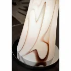 Selene Timeglas blæst glas standerlampe H175cm Ø36 Viadurini