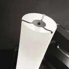 Selene Timeglas blæst glas standerlampe H175cm Ø36 Viadurini