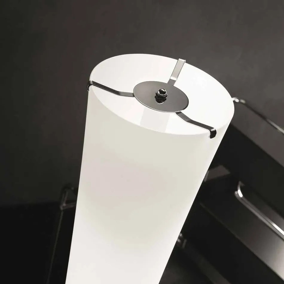 Selene Timeglas blæst glas standerlampe H175cm Ø36 Viadurini