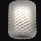 Selene Domino pendel blæst o21 H 27/140 cm glas Viadurini