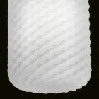 Selene Domino pendel blæst o21 H 27/140 cm glas Viadurini