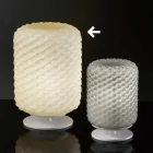 Selene Domino bordlampe o21 H30cm, blæst glas lavet i Italien Viadurini