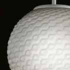 Selene Domino lysekrone blæst glas håndlavet O27 H 27 / 140cm Viadurini