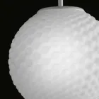 Selene Domino lysekrone blæst glas håndlavet O27 H 27 / 140cm Viadurini