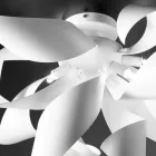 Selene Ginger metal loft produceret i Italien Ø50 H35cm Viadurini