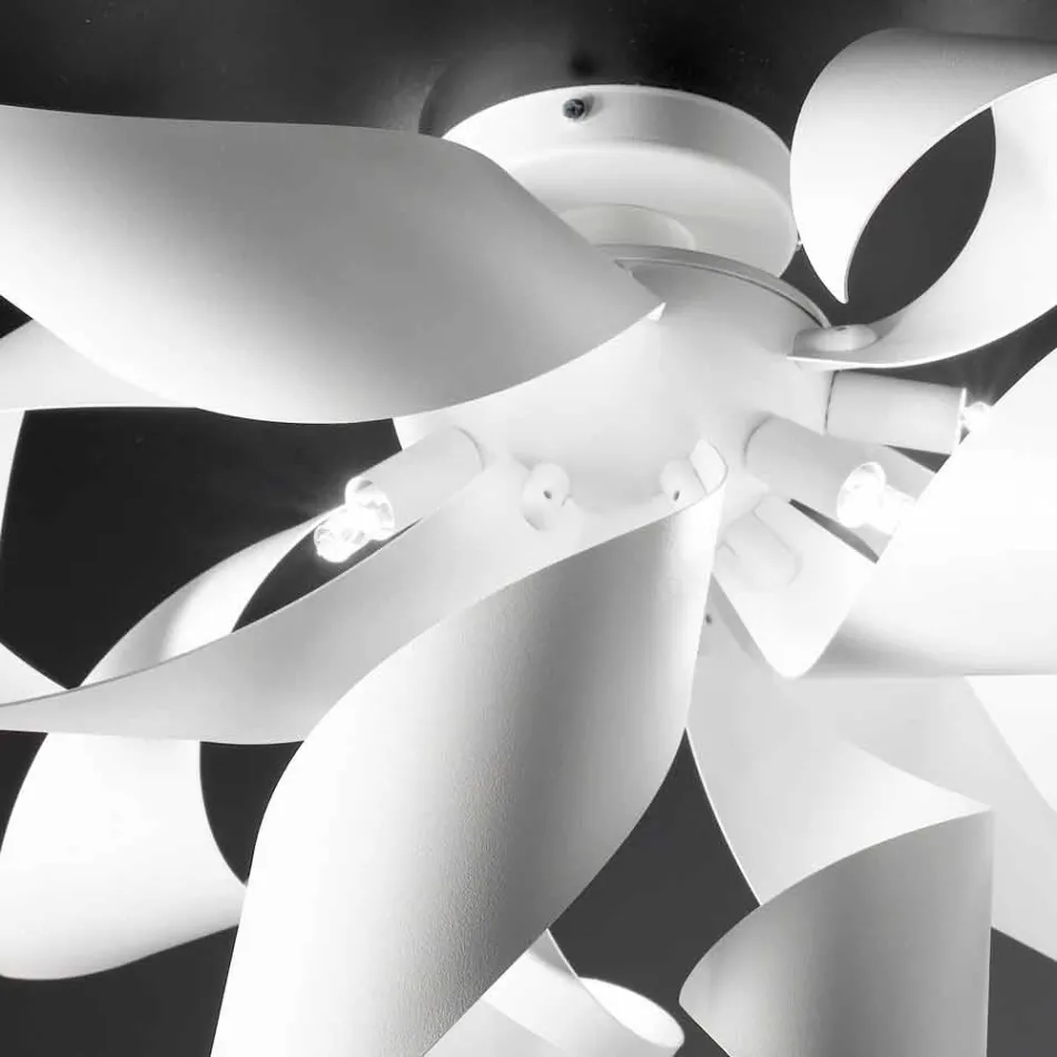 Selene Ginger metal loft produceret i Italien Ø50 H35cm Viadurini