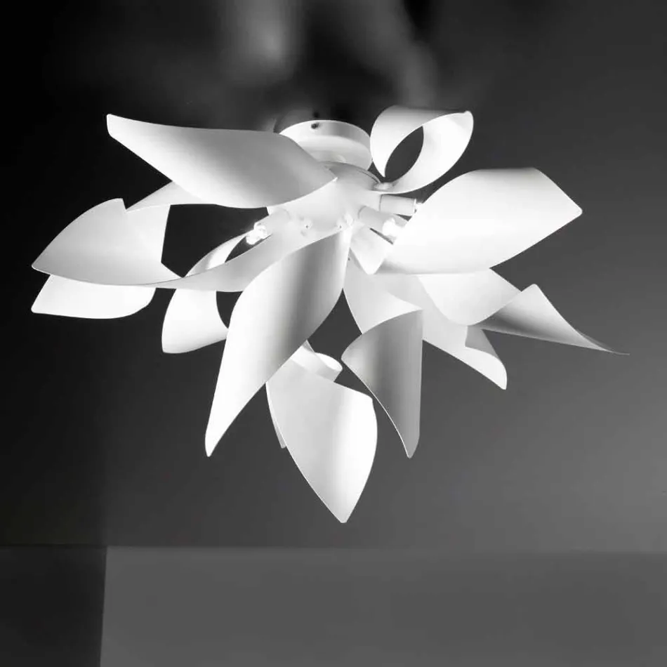 Selene Ginger metal loft produceret i Italien Ø50 H35cm Viadurini