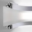 Selene Ionica Applique 32x10 H16cm stål og glas fremstillet i Italien Viadurini