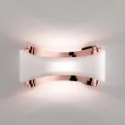 Selene Ionica Applique 32x10 H16cm stål og glas fremstillet i Italien Viadurini