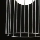 Selene Kluvì pendel blæst glas Ø19 H 27 / 150cm Viadurini