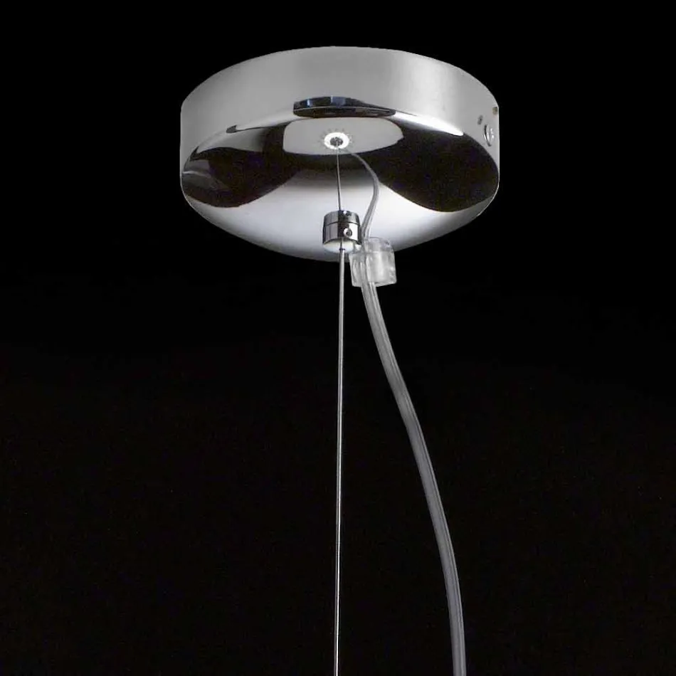 Selene Kluvì pendel blæst glas Ø19 H 27 / 150cm Viadurini