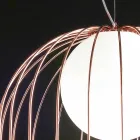 Selene Kluvì pendel blæst glas Ø54 H 70 / 200cm Viadurini