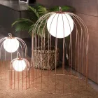 Selene Kluvì fra design bordlampe i blæst glas Ø54 H 70cm Viadurini