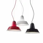 Selene Lampara suspension lampe blæst o37 H 24/140 cm glas Viadurini