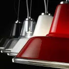 Selene Lampara suspension lampe blæst o37 H 24/140 cm glas Viadurini