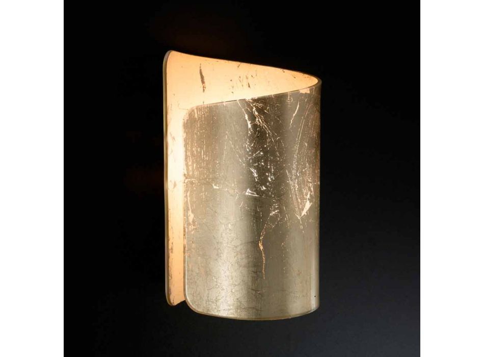 Selene Papiro applique krystal moderne design lavet i Italien Viadurini
