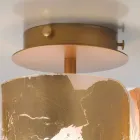 Selene Papiro loftslampe krystal Ø15 H30cm, lavet i Italien Viadurini