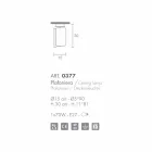 Selene Papiro loftslampe krystal Ø15 H30cm, lavet i Italien Viadurini