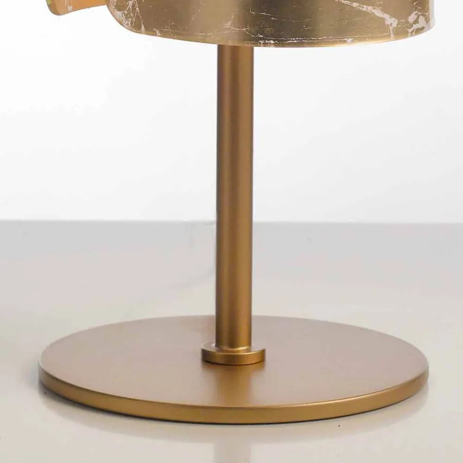 Selene Papiro designer bordlampe krystal Ø15 H38cm Viadurini