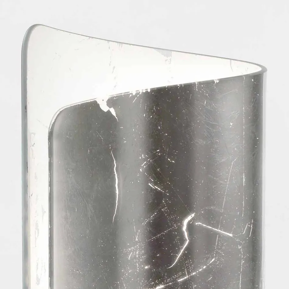 Selene Papiro designer bordlampe krystal Ø15 H38cm Viadurini