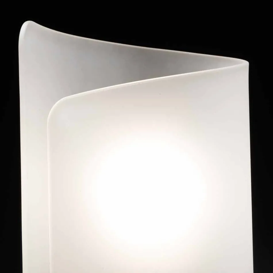 Selene Papiro bordlampe krystal lavet i Italien 15x14xH25cm Viadurini