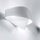 Selene Shield applique moderne design lakeret stål Viadurini