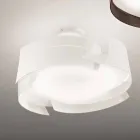 Selene Vultur loft stål fremstillet i Italien Ø47 H 25cm Viadurini