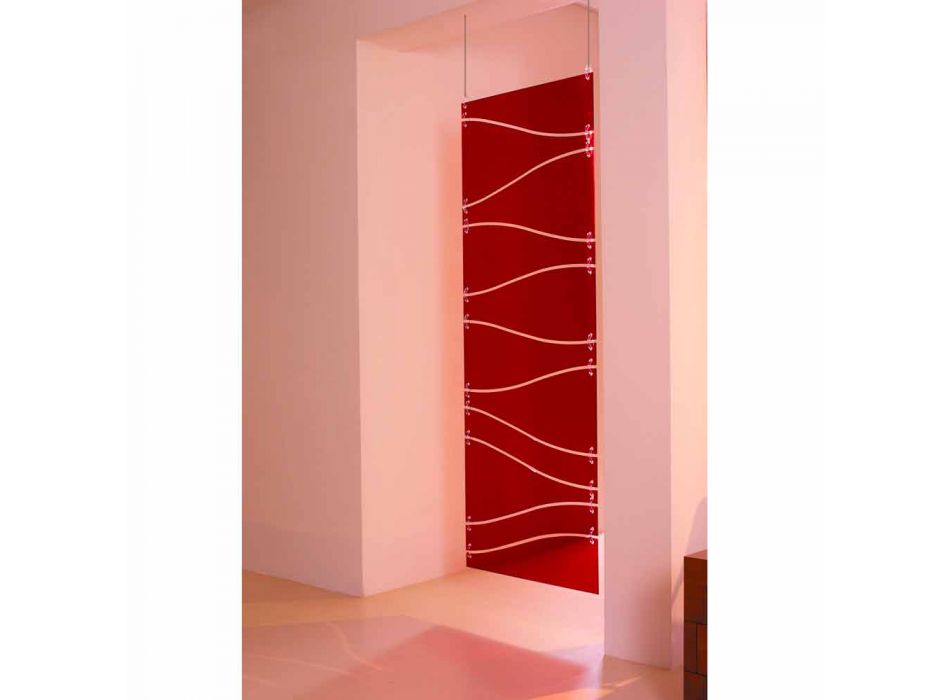 Booth suspension methacrylat, rød eller satin Blake Viadurini