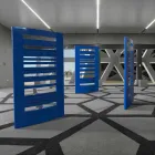 Separè Moderne Design Wall Code Made in Italy Viadurini