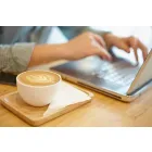 Sæt med 18 te kopper med sukker skål og porcelæn bakke - lucerne Viadurini