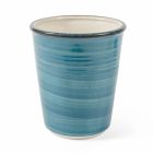 12 dele farvet blåset glas vandglas service - Abruzzo Viadurini