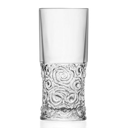 Highball Glasses Service i Eco Crystal Audace Dekoration 12 dele - Ritmo Viadurini