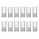 Tumbler Eco Crystal Glasses Set Diamond Decoration 12 Pcs - Livlig Viadurini