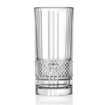 Tumbler Eco Crystal Glasses Set Diamond Decoration 12 Pcs - Livlig Viadurini