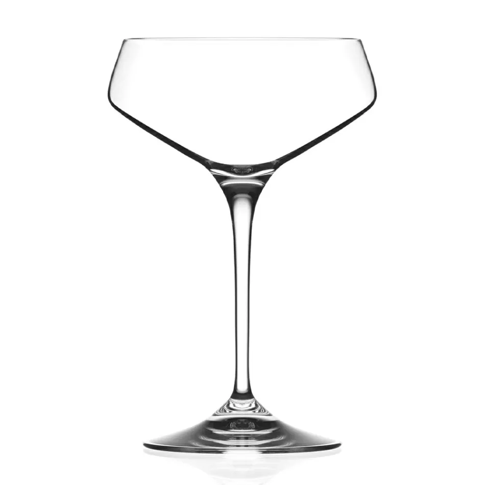 Italiensk økologisk krystal champagneglas, 12 stk. - Etera Viadurini