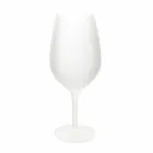 Rød eller hvidvinsbægersæt i farvet glas, 12 stykker - kant Viadurini