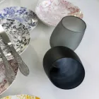 Rød eller hvidvinsbægersæt i farvet glas, 12 stykker - kant Viadurini