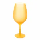 Rød eller hvidvinsbægersæt i farvet glas, 12 stykker - kant Viadurini