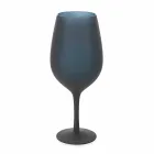 Rød eller hvidvinsbægersæt i farvet glas, 12 stykker - kant Viadurini