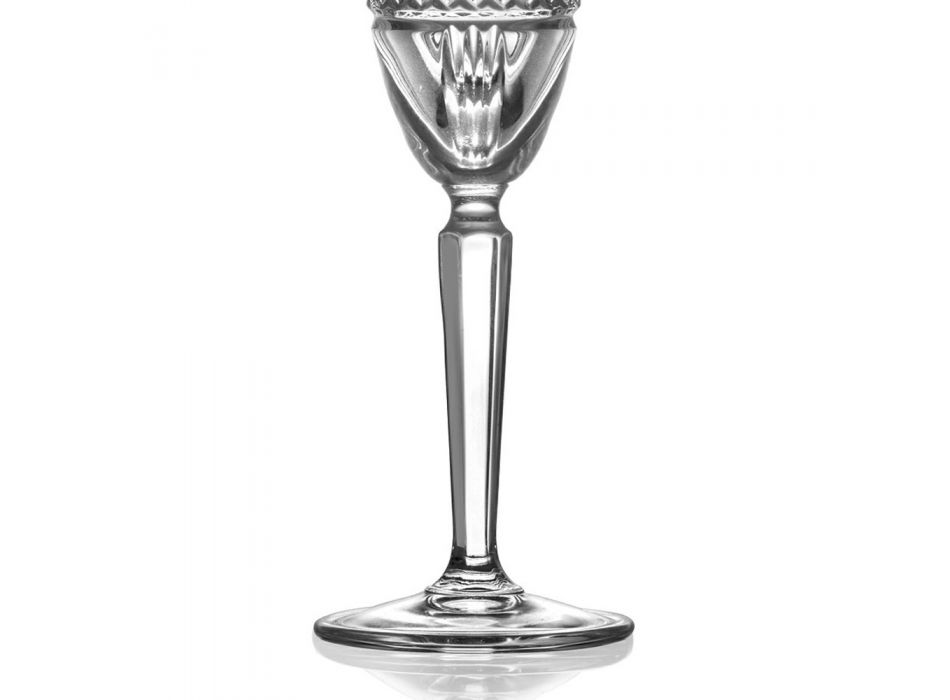 Champagnefløjtebægersæt i Eco Crystal Decor 12 stk. - Livlig Viadurini