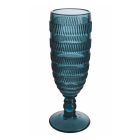 Fløjtepokalsæt i farvet glas og forskellige dekorationer 12 stykker - Bland Viadurini