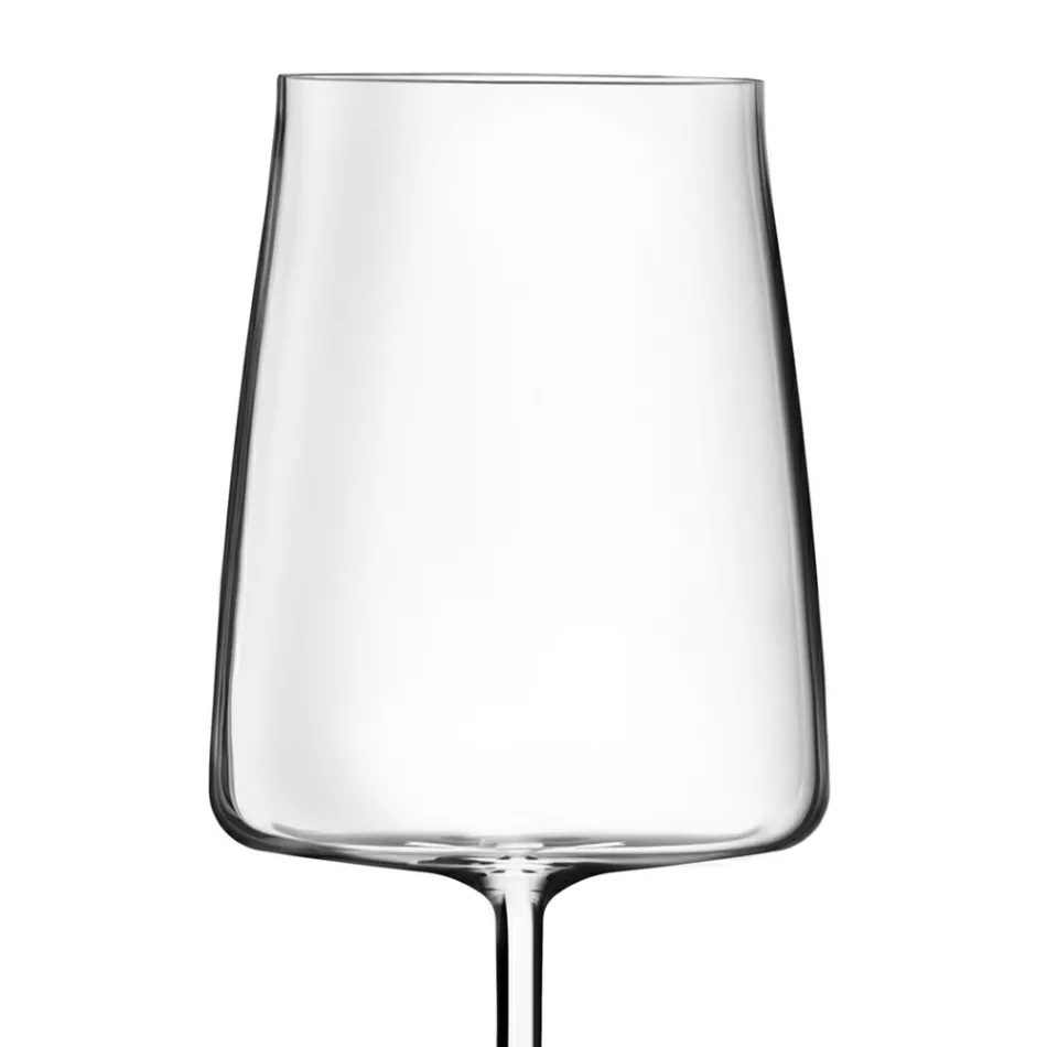 Italiensk Minimal Eco Crystal Goblet Sæt 12 dele - Primordio Viadurini