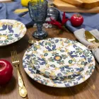 Farvet vinbægersæt i glas og orientalsk dekoration 12 stykker - skrue Viadurini